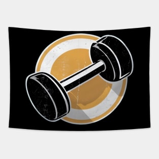 a dumbell Tapestry