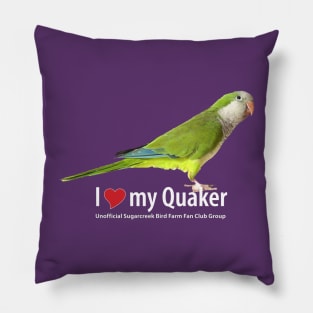 Quaker parrot Pillow