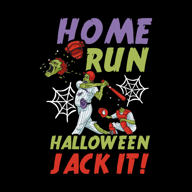 Halloween Baseball Shirt | Home Run Jack It by Gawkclothing