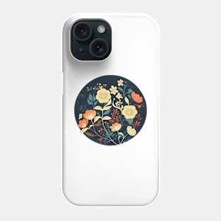 Retro flowers Phone Case