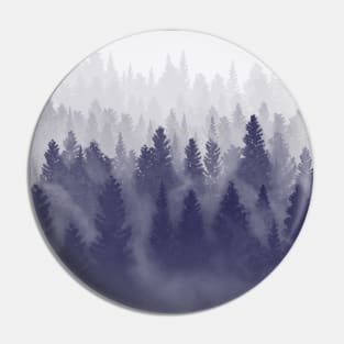 Purple Fog Wanderlust Pin