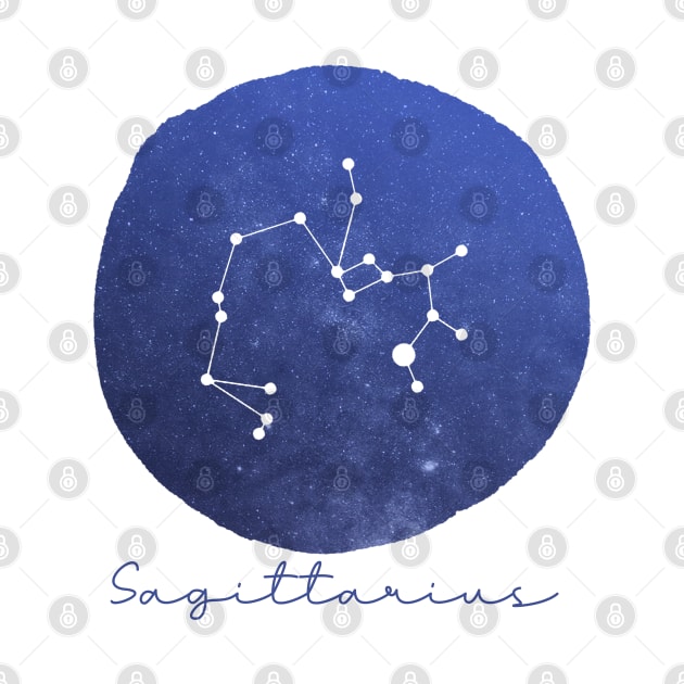 Sagittarius Starry Sky by sophiesconcepts
