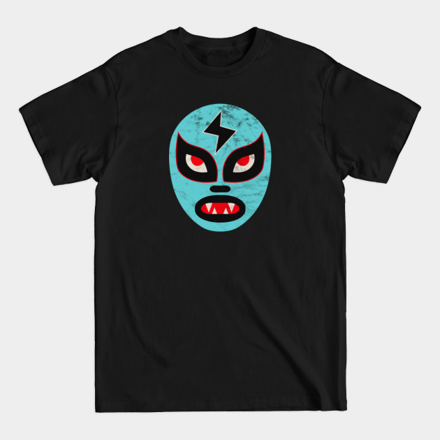 Disover Lucha Mask as Worn By Noodle (Distressed) - Luchadore - T-Shirt