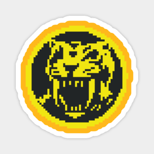 Yellow Ranger 8bit pixelart Magnet