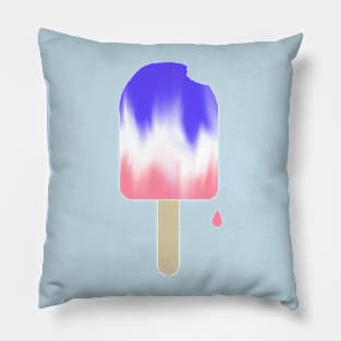 One Proud Popsicle - Trans Pride Flavor Pillow