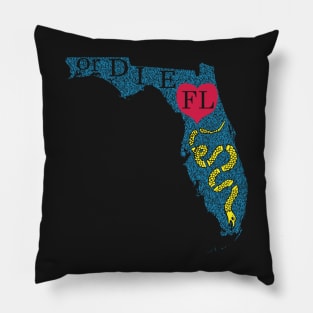 Love Florida or DIE Pillow