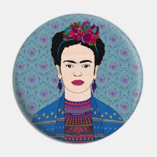 Viva La Frida Pin