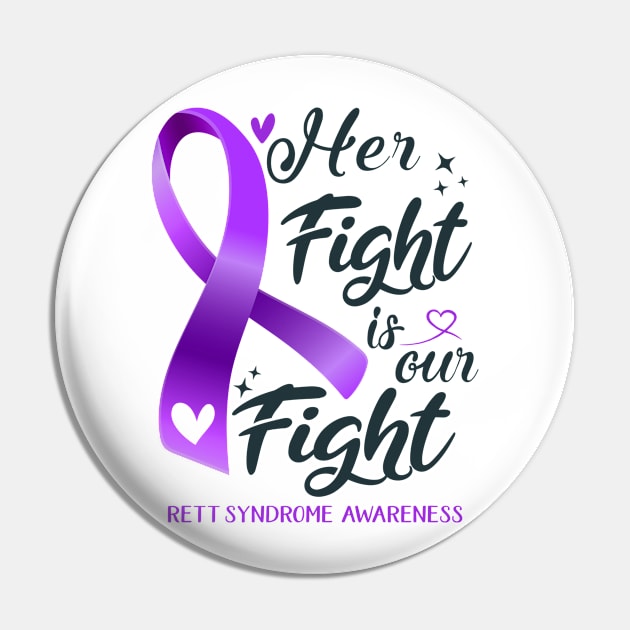 Rett Syndrome Awareness HER FIGHT IS OUR FIGHT Pin by ThePassion99