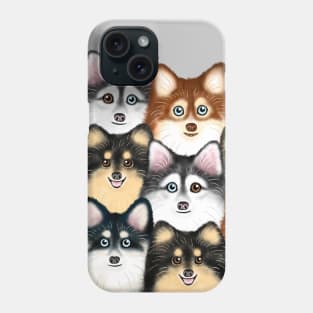 Cute Pomsky Dogs Phone Case