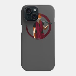 Kitsune with Sword Phone Case