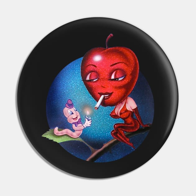 Candy Apple Bubble Pin by DaleSizer