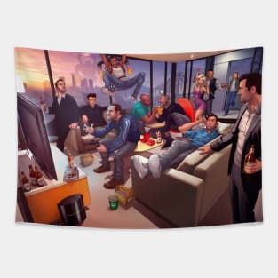 GTA legends Tapestry