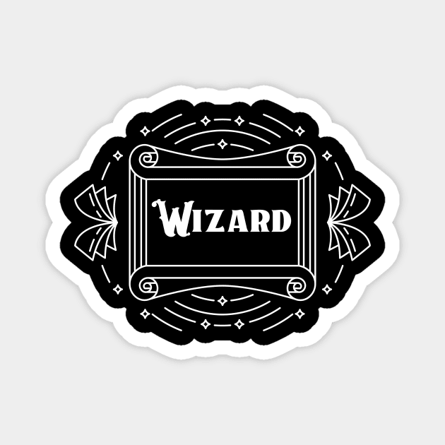 DnD Wizard - Dark Magnet by banditotees