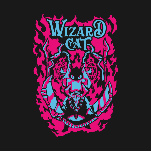 Wizard Cat by gingerkittenenterprises