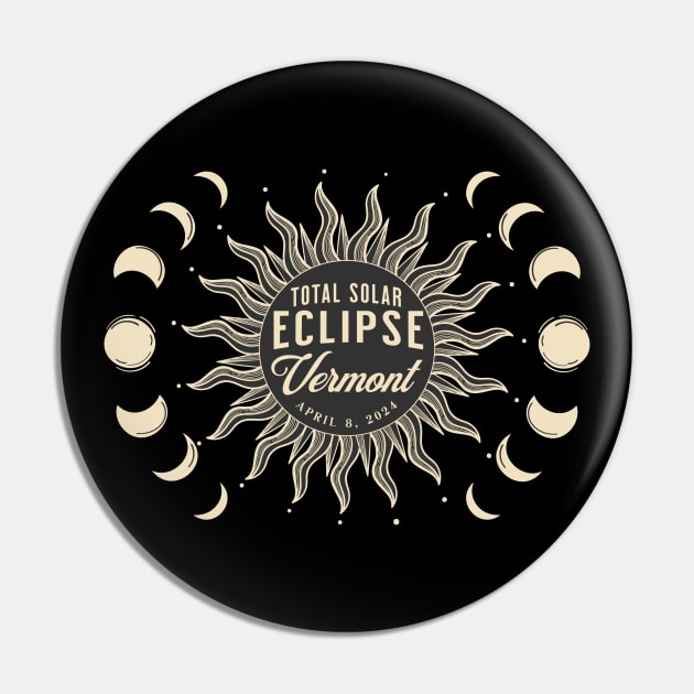 Total Solar Eclipse Vermont USA April 2024 Pin by TGKelly