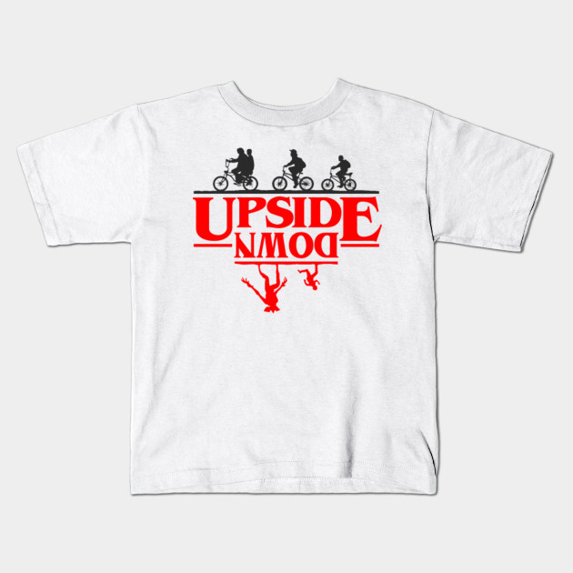 Upside Down T Shirt Stranger Things Series Season 3 Hawkins Middle