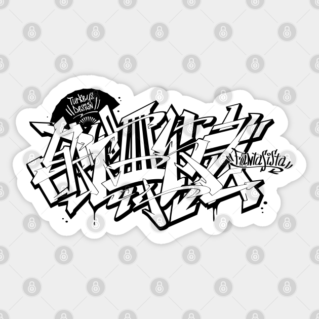 Japanese Kanji Graffiti Kabukimono Kanji Sticker Teepublic