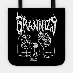 grannies bluey metal Tote