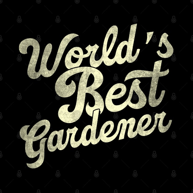 World's best gardener. Perfect present for mother dad father friend him or her by SerenityByAlex