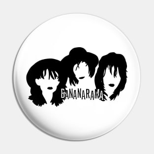 Bananarama (black) Pin