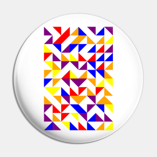 Amazing Geometric Colourful Triangle Pattern #9 Pin