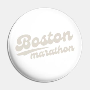 Boston Marathon Running Pin