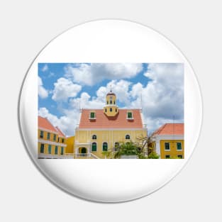 Fortkirche aka Fort Church in Fort Amsterdam Willemstad Curacao Pin