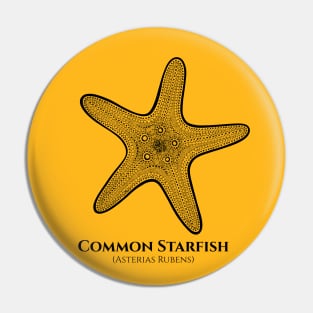 Starfish with Common and Scientific Names - sea animal design Pin