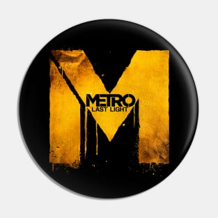 METRO LAST LIGHT LOGO Pin