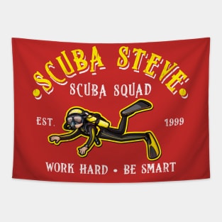 Scuba Steve Scuba Squad Tapestry