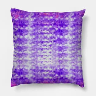 Abstract Violet Tie-Dye Pillow