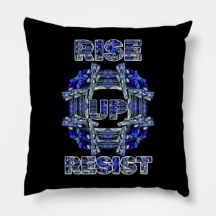 Resist Solid Crystal Spirit "Rise Up Resist" Pillow