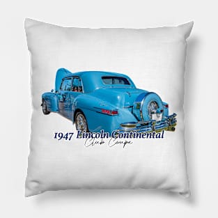 1947 Lincoln Continental Club Coupe Pillow