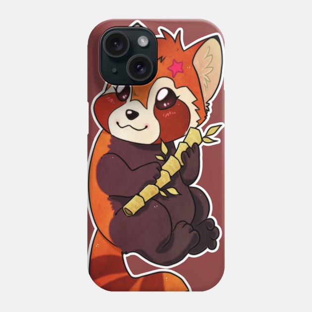 Red panda - smile Phone Case by Grethe_B