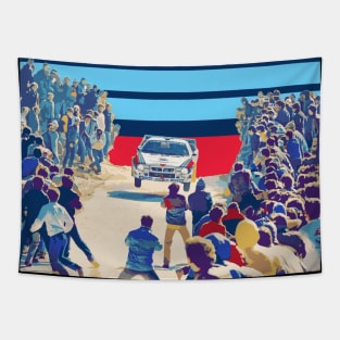 Classic Driver 1983 Lancia 037 Rally Evo 2 Group B - WRC  Markku Walter Röhrl art Tapestry