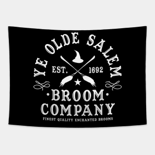 Wiccan Occult Witchcraft Salem Broom Company Tapestry