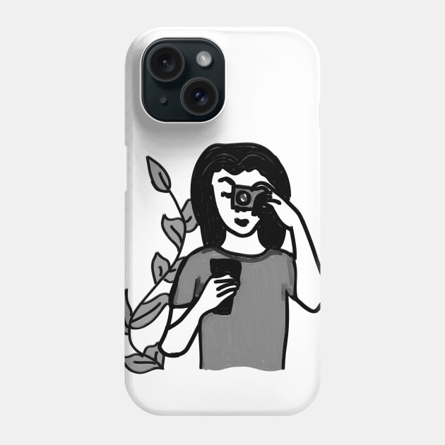 All I need is coffee and my camera Phone Case by Antiope