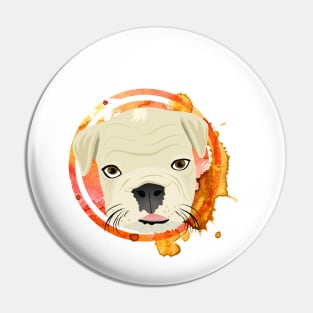 orange dog Pin