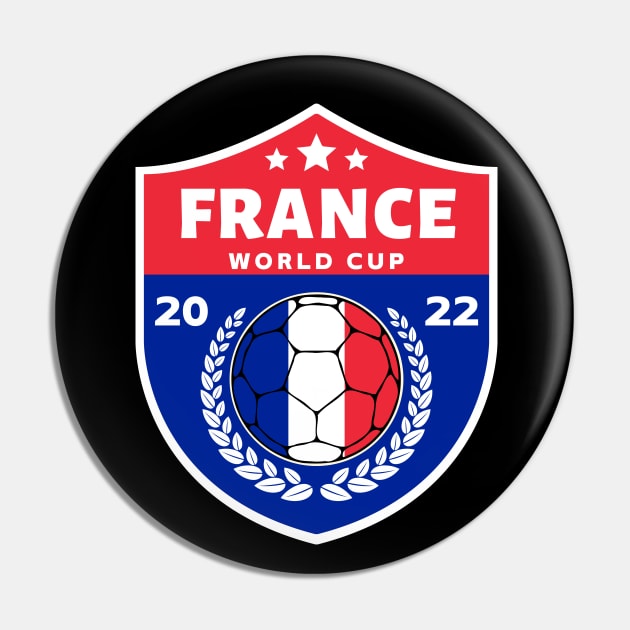 France World Cup Pin by footballomatic