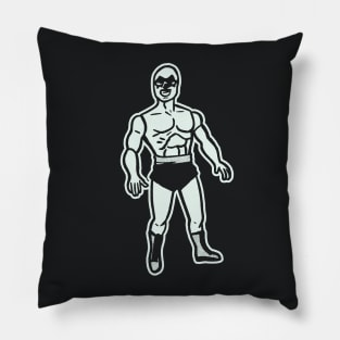 Luchador En Blanco Pillow