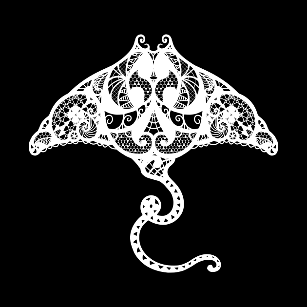 Lace ray white by cb-illustratie