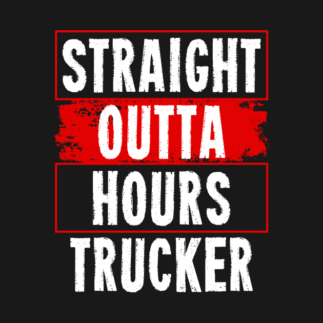 Trucker Truck Driver Trucks Highway Freighter Gift by Tee__Dot