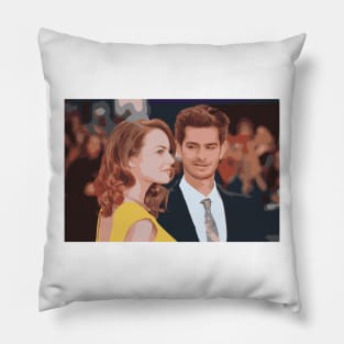 Andrew Garfield and Emma Stone Pillow