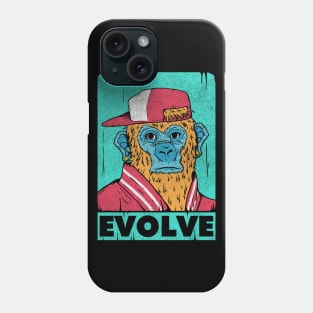 Ape Pop Art Evolve Vintage Retro Art Phone Case