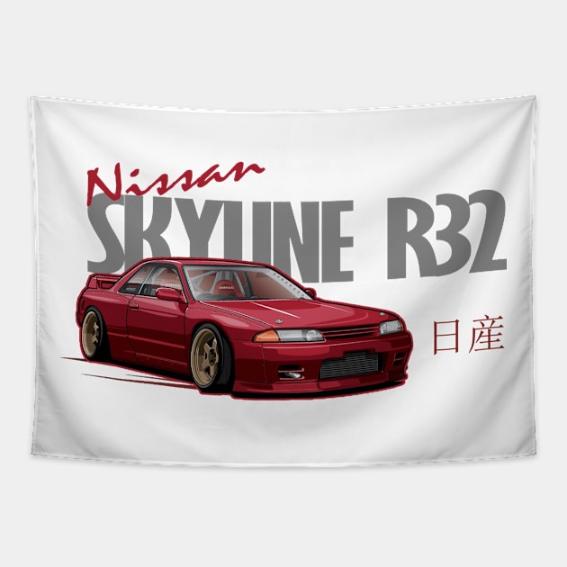 Nissan Skyline R32 Tapestry by T-JD