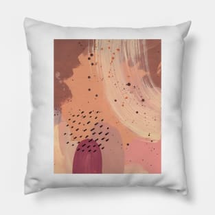 Modern abstract painting, acrylic painting 11 Pillow