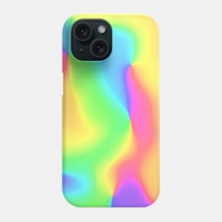 Bright and Beautiful Abstract Rainbow Gradient Design! Phone Case