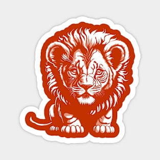 Small Lion Magnet