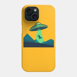 UFO Abduction Concept Phone Case