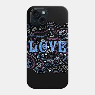 Love Doodles Design Phone Case